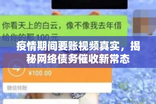 疫情期间要账视频真实，揭秘网络债务催收新常态