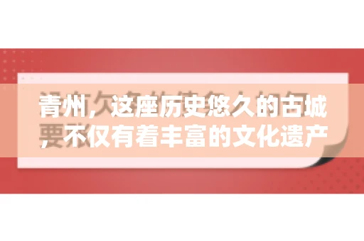 青州，这座历史悠久的古城，不仅有着丰富的文化遗产，也是商业活动频繁的地方。对于许多企业来说，应收账款的管理是日常运营中不可或缺的一环。那么，青州那里有要账的公司呢？今天，我们就来聊聊这个话题。