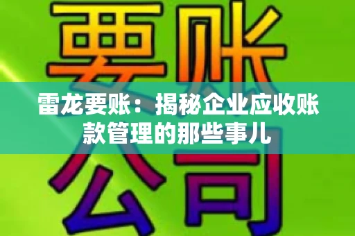 雷龙要账：揭秘企业应收账款管理的那些事儿