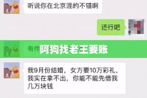 阿狗找老王要账