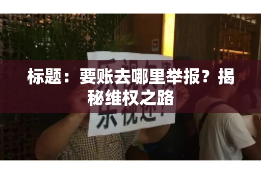 标题：要账去哪里举报？揭秘维权之路